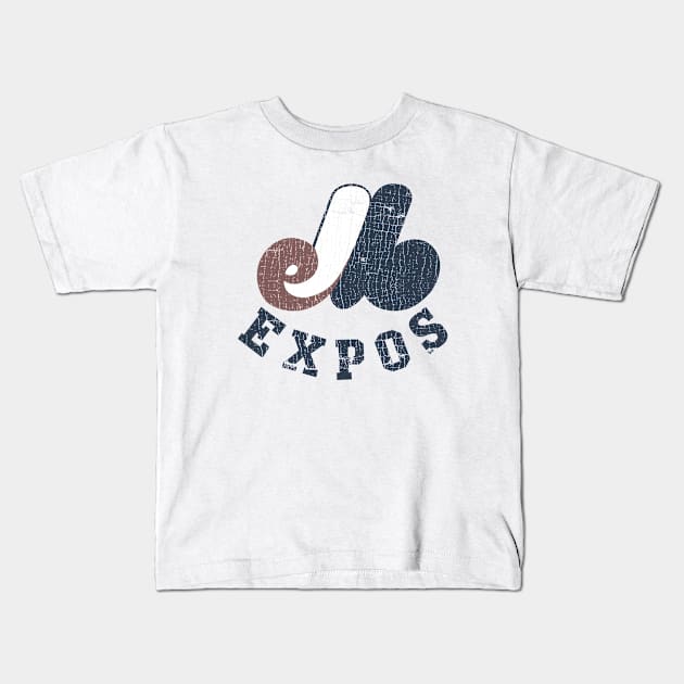 Montreal Expos 1969 Kids T-Shirt by GisarRaveda